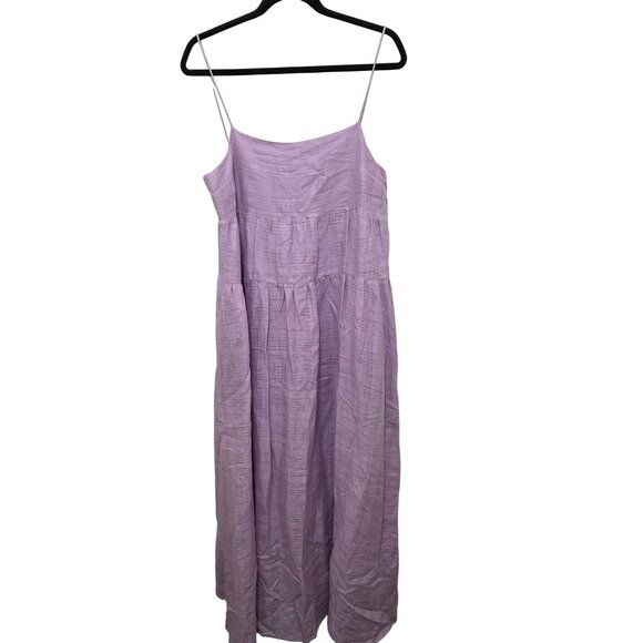 NWT Country Road Lavender Sleeveless Maxi Dress Spaghetti Straps & Tiered Design - Picture 1 of 10